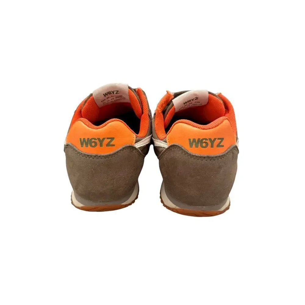 W6YZ Kids Khaki SAMOA VL Sneakers Shoes Size 1.5